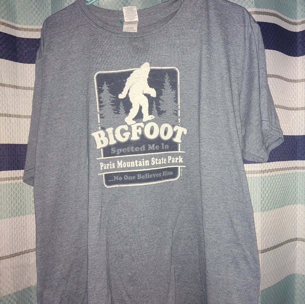 Big foot Paris mountain tshirt